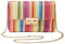 StilvollMao Clutch aus Stroh, bunte Abendtasche für Damen, Bunt