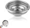 MEGAVOW Filtro per Caffè in Acciaio Inossidabile 58mm, 1 Tazza Cestello per Filtri Riutilizzabile, Filtro da Caffè per Macchina da Espresso Portafiltro