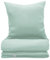 COZY HEAVEN | Luxus Lyocell Bettwäsche (Tencel™) | Gewonnen aus Eukalyptus u.a. | Ultra weich | Hypoallergen | Reduziert Schweiß | Atmungsaktiv & Kühl | Made in Portugal (Soft Mint, 135x200 + 40x80)