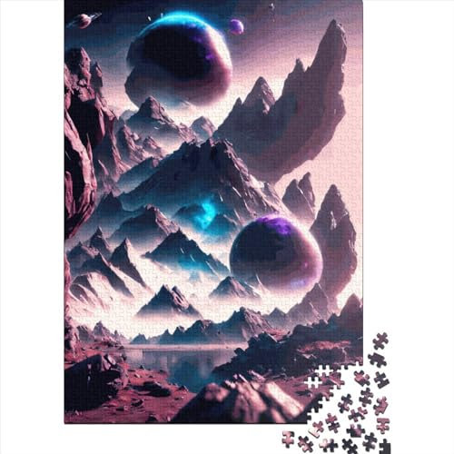 Cosmic Oasis Puzzle Alter 18 Jahre Upe Ducational Games Puzzle aus 100% recyceltem Karton für Jungen oder Mädchen Geburtstagsgeschenk 38x26cm/1000 Teile