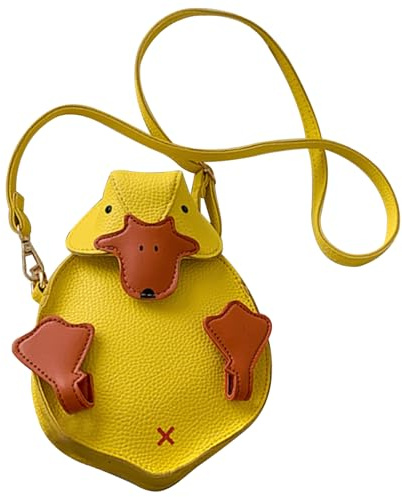 Ententasche für Frauen realistische ausdrucksstarke Entenbalken Single Schulter/Crossbody Enten -Brieftasche mit verstellbarem Riemen Easy passende Spaß und niedliche Taschen, Geschenke für Frauen, g