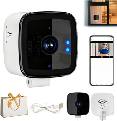 Safe View Window Camera, Smart Indoor/Outdoor Safe View Security Camera with Night Vision & Motion Detection, Protect Your Home, Family & Valuables, for Home & Flat (2.4G, 32GB)