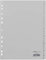 Durable Register A -Z, DIN A4, grau, PP, Universallochung, 24-teilig (5er Pack)