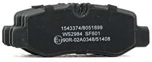 RIDEX 402B0888 Bremsbelagsatz Bremsbeläge Hinten Kompatibel mit MERCEDES-BENZ V-Klasse W447