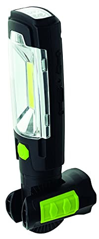 Luceco Luz de Trabajo Recargable, Foco LED de 3W, Lámpara Portátil, Literna para la Reparación de Automóviles, Pesca, Camping