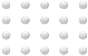 sourcing map 50 Stücke Münzringe Polierung Ball Lager POM Polyoxy-Methylen 5mm