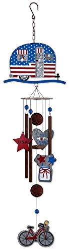 Sunset Vista Designs 93180 Vintage Americana Windspiel, Camper