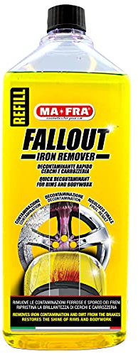 Ma-Fra, Fallout Iron Remover, Elimina Residui Ferrosi da Carrozzeria, Cerchi in Lega, Cerchi in Acciaio, Formato da 1000ml, H1112