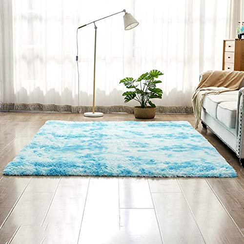 FOGUO Faux Lammfell Schaffell Teppich, Modern Wohnzimmer Teppich, Hochflor Langflor Teppiche Modern, Teppich Wohnzimmer, Soft Touch Area Rug, Bedroom Anti-Skid Yoga Carpet