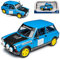 NEW Defekte Verpackung Autobianchi A112 FIAT Abarth Rally Blau 1969-1986 1/18 Solido Modell Auto mit individiuellem Wunschkennzeichen