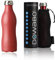 Dowabo Isolierflasche - Edelstahl Trinkflasche, BPA-frei, kohlensäuredicht, auslaufsicher - inklusive Bottle-Bag - Berry 500 ml