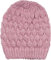styleBREAKER Damen Strick Beanie Mütze mit Bubblemuster, Einfarbige Winter, Raspberry Pattern Strickmütze 04024193, Farbe:Mauve