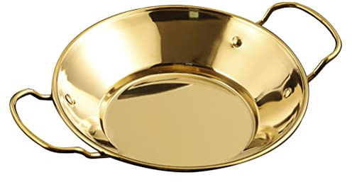 Plancha De Acero Inoxidable Olla Caliente De Acero Inoxidable Wok Para Freir Antiadherente Paellera De Acero Al Carbono Sartén Para Cocinar Paella Carbón Porcelana Con Cubierta