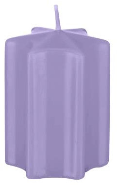 Sternkerzen Schwimmkerzen Lila 3,5 x Ø 6 cm, 16 Stück, Adventskerzen, Weihnachtskerzen