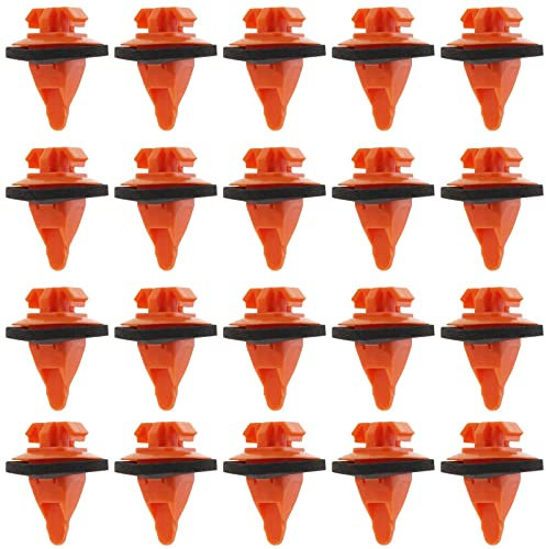 Create idea 50pcs Clips de Garniture de Roue de Moulage Latéral Remplacement 7539735010 7539535070 Compatible avec Toyota Prado Land Cruiser Plaque de Protection de Seuil de Porte Voiture