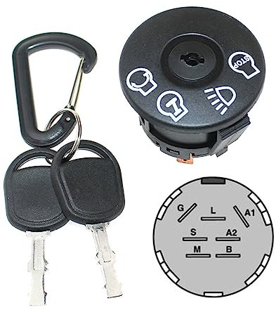 925-1741 Zündschalterschlüssel für MTD Troy-Bilt Yard Maschinen Bolens Yard-Man Husky Cubcadet 725-1741 625-04124 925-2054A 625-05001 625-05000 625-0500 2 725-2054