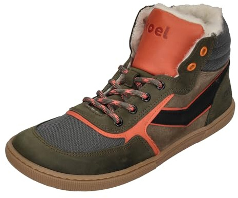 KOEL Barefoot Kinder Sneakers Danish Nappa 302 Khaki, Größe:32 EU