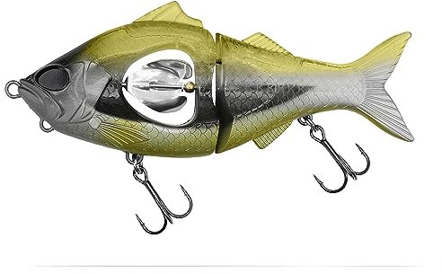 Senshu GLDR Glidebait 11,5/13,5cm Kunstköder Wobbler Jerkbait Hecht Zander Barsch (Chrome Reflex Shiner, 11.5)