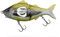 Senshu GLDR Glidebait 11,5/13,5cm Kunstköder Wobbler Jerkbait Hecht Zander Barsch (Chrome Reflex Shiner, 11.5)