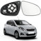 Spiegelglas Heizbar Rechts Kompatibel mit Citroen C1 / Peugeot 108 / Toyota Aygo (2014-2020) Spiegelglas Außenspiegel Glas