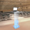 SanBouSi Rednerpult Transparentes Acrylpodium LED Acryl Kirchenpodium mit Vertikaler Leseplattform Schreibpult Stehtisch Podium Kanzel für Vorträge Rede