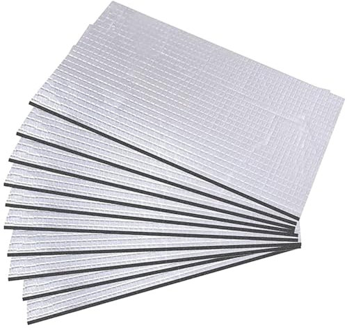 5mm Car Sound Deadening Mat, Automotive Sound Deadener, Self-Adhesive Butyl Sound Deadener Mat, Noise and Heat Insulation Close Cell Foam Material, Audio Noise Insulation and Dampening