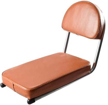 rockible Fahrrad-Rücksitzkissen, Fahrrad-Rücksitz, Fahrradsattel, Fahrrad-Rückenkissen für Mountainbike, braun