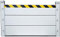 Hochwasserschutz, Hochwasserschutz bei türen, Hochwasserschutz für türen, Aluminium Hochwasserschutz barriere, Geeignet für Unterführungen, Fabrik, Garageneinfah (110 * 40CM)
