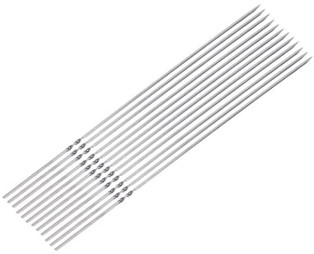 BESPORTBLE Brochette De Barbecue En Acier Inoxydable Épaisse 45 Cm Réutilisable Pour Grillades En Plein Air Camping Barbecue Extérieur Anti-rouille Solide