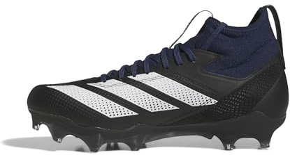 adidas Unisex-Adult Adizero Impact American Football, Team Navy Blue/White/Black, 13.5 Women/12.5 Men