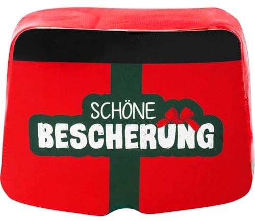 GRUSS & CO Boxershorts Motiv 'Schöne Bescherung'