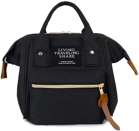 Lässige Wickelrucksack Tasche für Mama und Baby, Multifunktionale Rucksack-Handtasche, Organizer Rucksack für Unterwegs, Wickelunterlage Windeltasche Flaschentasche für Kinderwagen und Kliniktasche