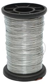 Filo di Ferro per Apicoltura 250 gr Rotolo di filo zincato (galvanizzato) 250g