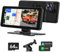 Lamto Portable Autoradio avec Wireless CarPlay Android Auto, 6.86” HD Touchscreen Radio de Voiture avec Bluetooth, Transmetteur FM, Type C/Aux-in/TF Card Port