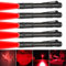 LIAISIMI lampe de poche rouge Mini lampe de poche LED rouge avec pince à stylo lampe de poche étanche lampe de poche rouge 13cm pour l'observation des étoiles, vision nocturne (5 Pack)