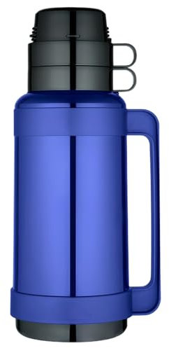 AMK® Thermos Mondial Flask 1L Assorted Colours Twist & Pour Vacuum Insulated Keeps Warm for 12 Hours and Cold for 24h