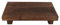 Tiardey Dark Brown Wood Soap Tray for Kitchen Sink and Bathroom Counter Rustic Wooden Trays for Soap Display Vanity Counter Sink