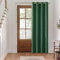 MIULEE Verdunklungsvorhang Dunkelgrün Blickdichte Vorhänge mit Ösen 1 Stück H 175 x B 140 cm Tür Gardinen Abdunkelnde Wohnzimmer Schlafzimmer Blackout Curtain