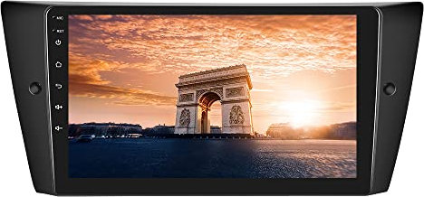 Fuluku 4+64G Android Autoradio per BMW 3ER E90 E91 E92 E93 2005-2011 con Wireless Carpaly&Android Auto, 9'' IPS Touch Screen Radio con Bluetooth 5.0/GPS/Telecamera posteriore/FM/WiFi/SWC