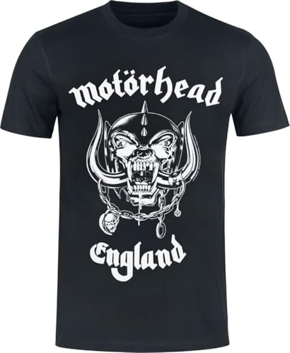 Motörhead England - Heavyweight Männer T-Shirt schwarz Band-Merch, Bands