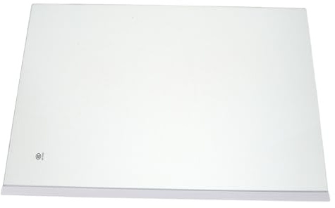 COMPUKAS Tempered Glass Freezer Shelf for Refrigerator Crisper Cover Glass Fridge Insert Tray with Edge Wrapped Design for Strong Loadbearing and Safe Handling