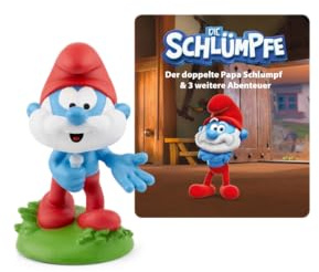 tonies Hörfigur für Toniebox, Die Schlümpfe: Der doppelte Papa Schlumpf & 3 weitere Abenteuer, Hörspiel für Kinder ab 5 Jahren, Spielzeit ca. 66 Minuten