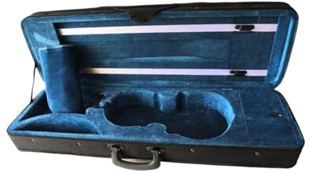 osiuujkw Robuste, tragbare Geigentasche mit geringem Gewicht und viel Stauraum für Bögen und Zubehör. 4/4 Geigenkoffer in voller Größe, länglicher Hartschalenkoffer.