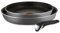 Lagostina Ingenio Essential Set Padelle Antiaderenti in Alluminio per Gas e Forno, Ø 24 e 28 cm, 3 Pezzi, Batteria di Pentole con 2 Padelle e Manico Amovibile