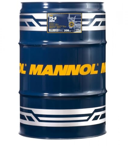 MANNOL 7105 TS-5 UHPD 10W-40 Motoröl, teilsynthetisch für LKW Diesel, 208L | Erfüllt API CI-4 Plus, ACEA E7, JASO DH-1; schützt Diesel- und Ottomotoren in Nutzfahrzeugen, kaltstartfähig bis -30 °C