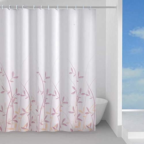 Gedy Tenda da Doccia Dimensioni 120x200 cm Colore Rosa/Bianco