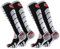 STARK SOUL 2 Paar Ski & Snowboard Socken mit Spezialpolsterung für Damen und Herren | Farbe: Schwarz, Größe: 43-46