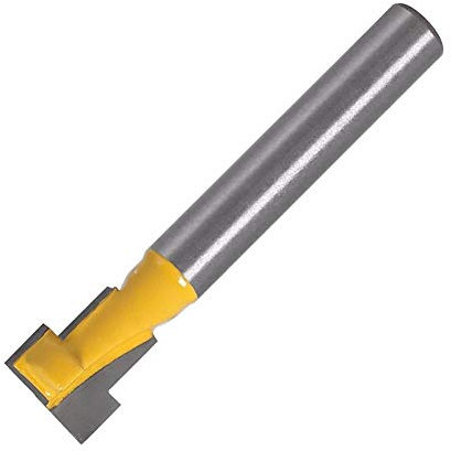 Cqinju-bit router Set di bit del router slot a T-slot di 6mm, taglierina del foro del bullone esadecimale per la lavorazione del legno di legno, 1pc, Kit di strumenti per la lavorazione del legno