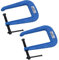 2 (50 mm) Garganta profunda (3-1/2) G Abrazadera Grip Holder Abrazadera Vice Abrazaderas 2 unidades