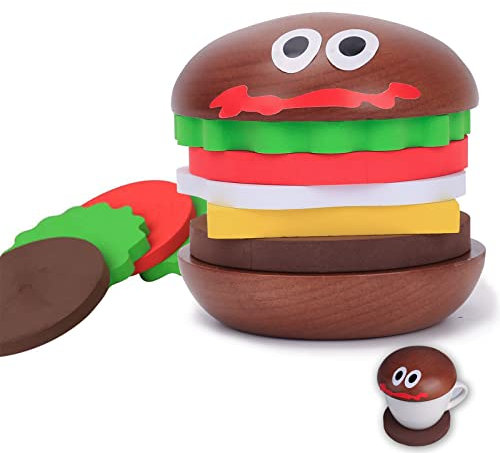 Lustiges Untersetzer-Set für Getränke, Burger-Untersetzer für Couchtisch, DIY-Holzuntersetzer für Getränke, Tassenmatte, Holzbecher, Lippen, Geschenk für Einweihungsfeier, Geburtstag, Tischdekoration